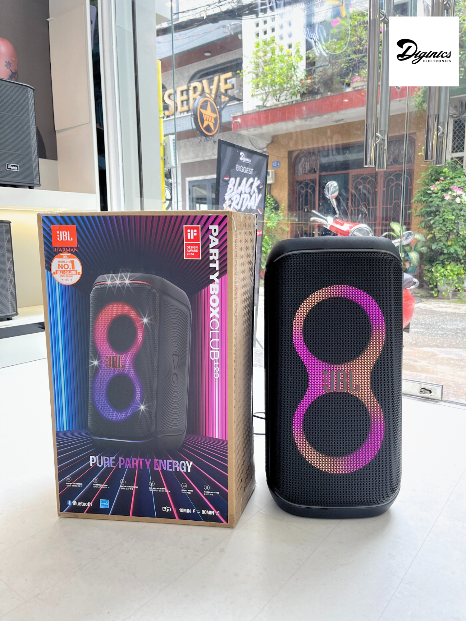 JBL PartyBox Club 120 có mặt tại showroom của Diginics