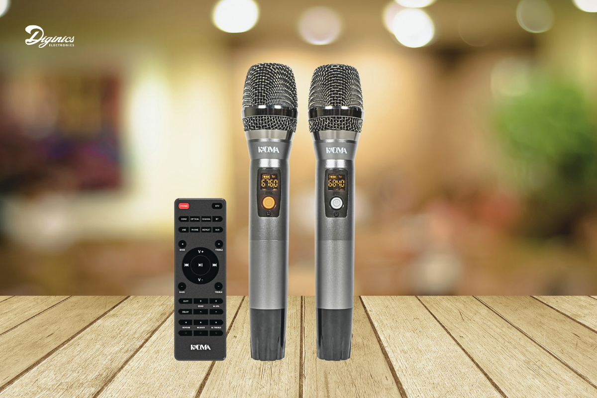 Micro và remote điều khiển từ xa